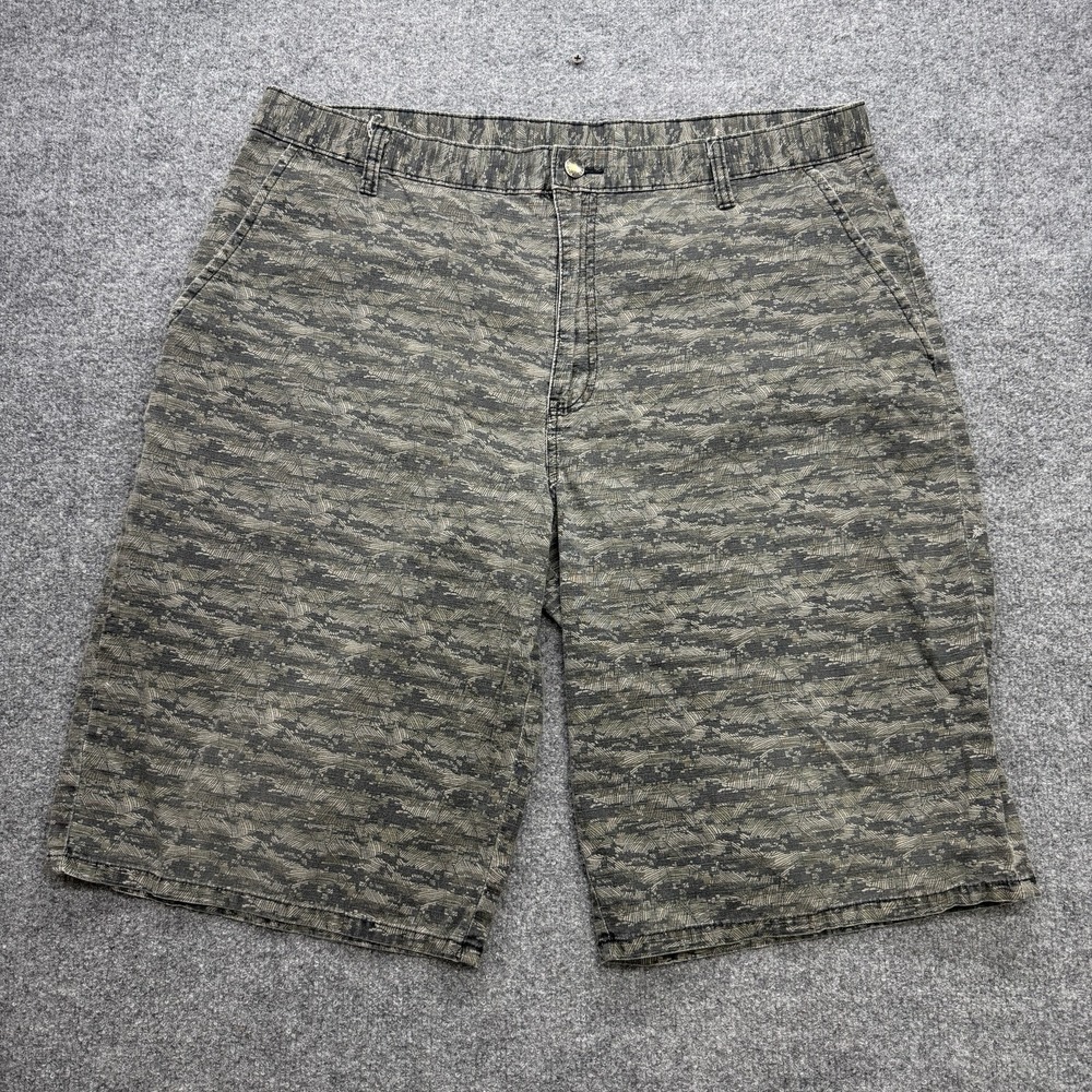 Dickies Camouflage Shorts Mens 38 Gray Black Ripstop Long Baggy Skater